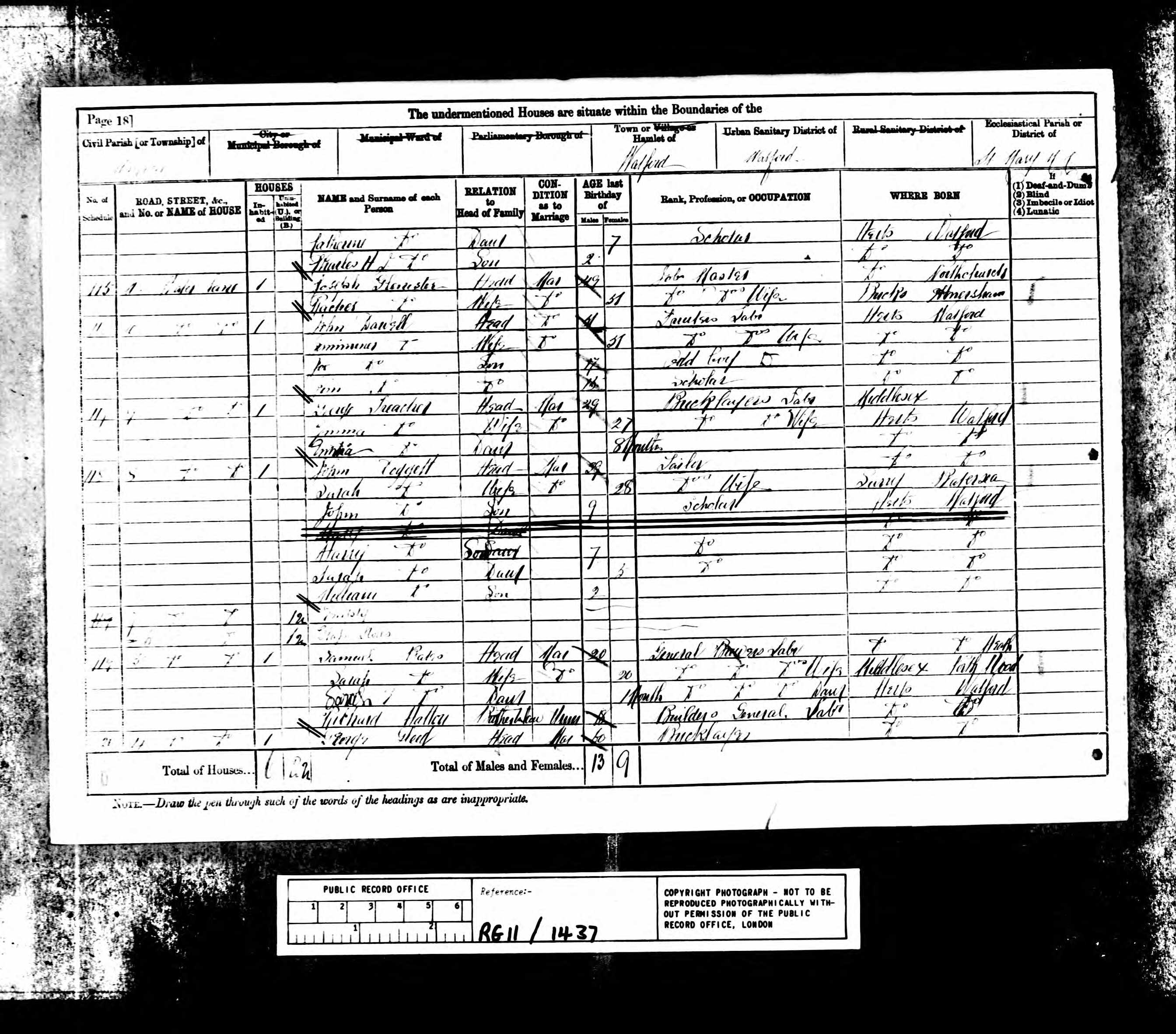 Sarah Matilda Doggett profile