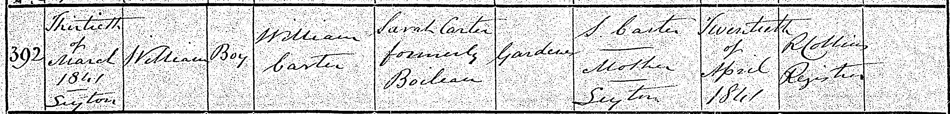 William Carter profile