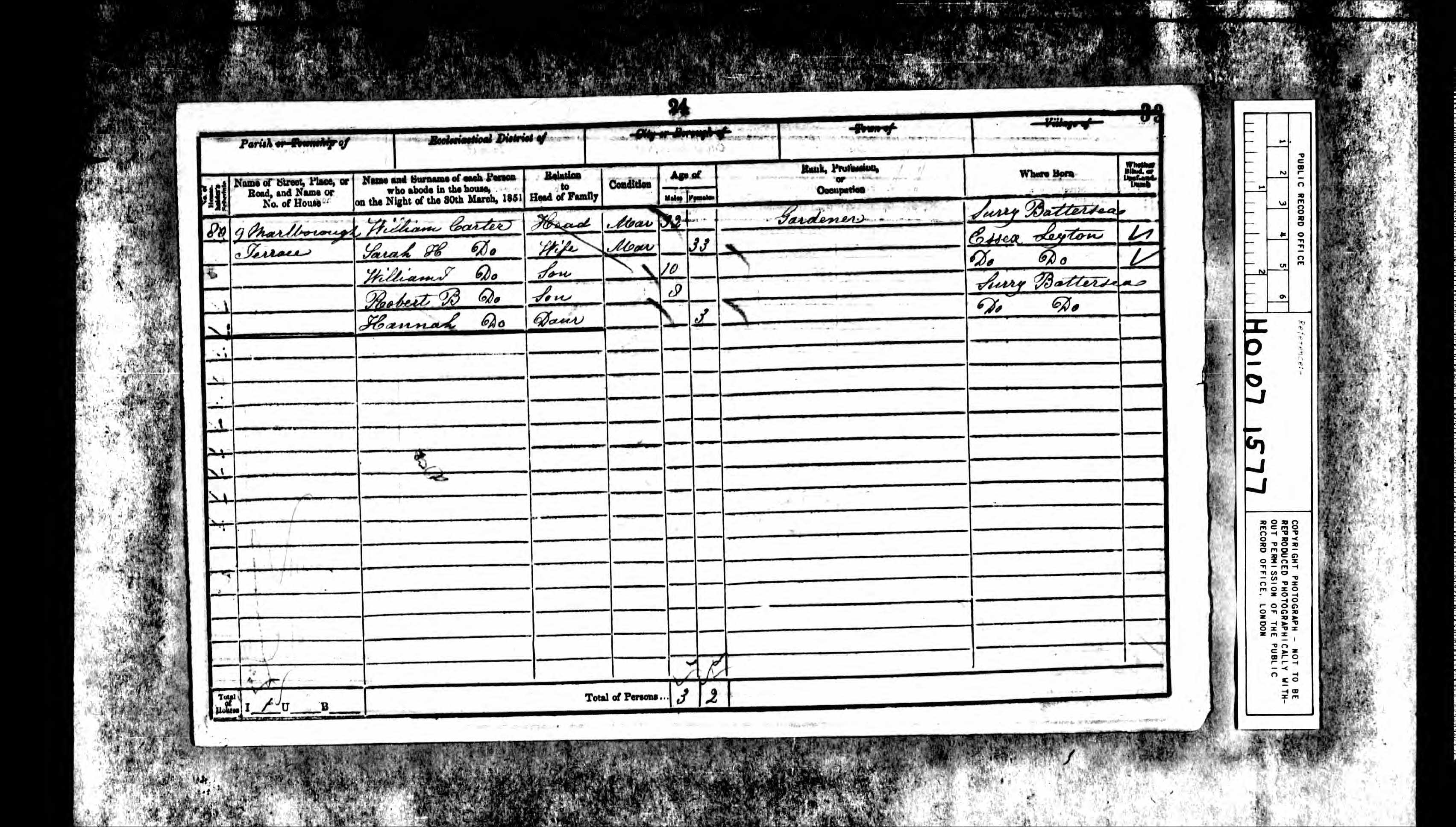 Robert Boileau Carter profile